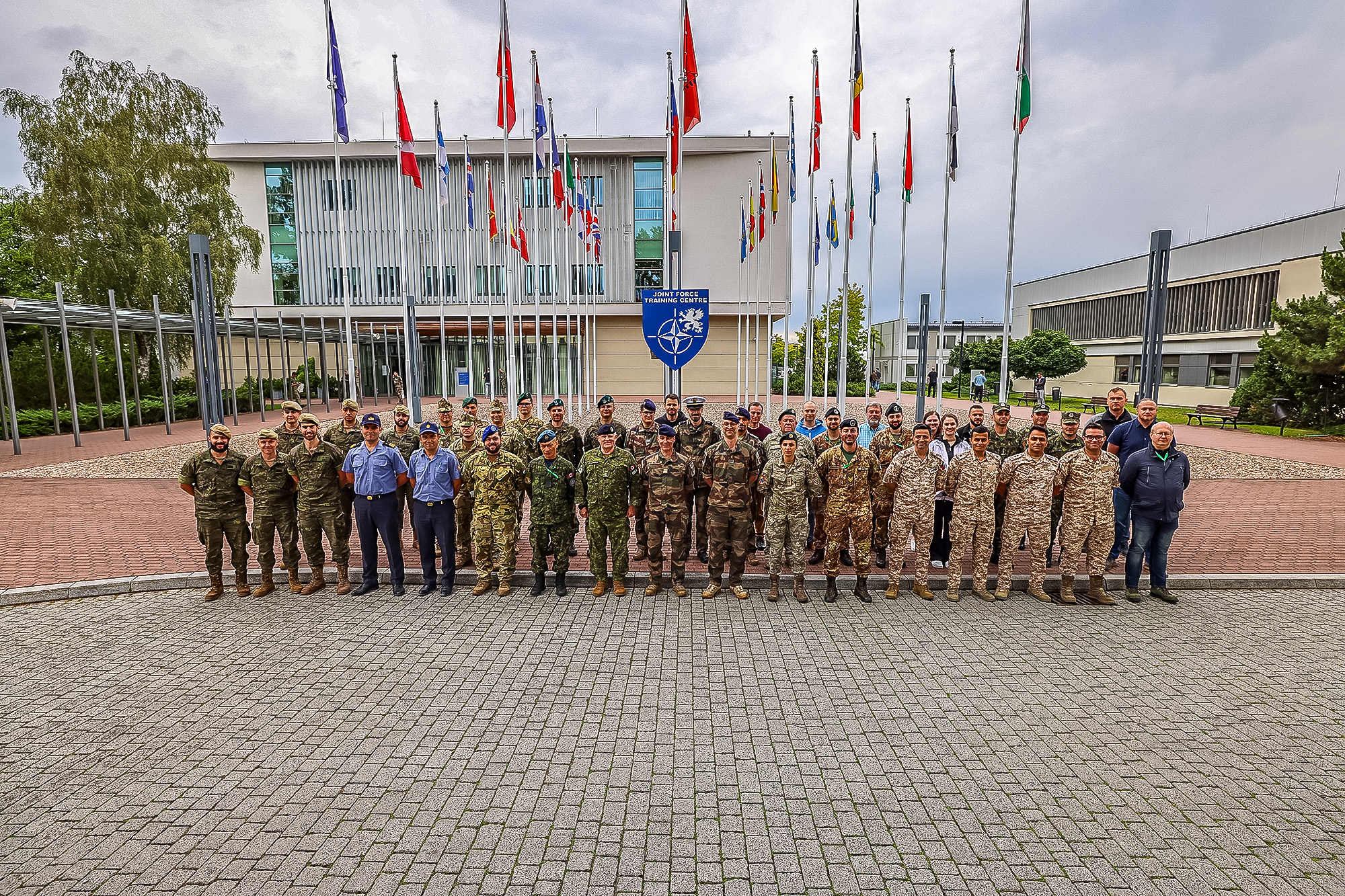 CR14 and NATO participants at NATO Joint Force Training Centre in Bydgoszcz, Poland